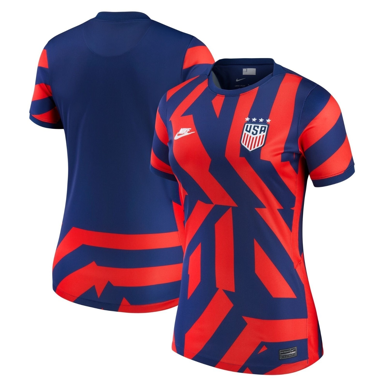 Uswnt 2021 2022 Nike Team Usa Soccer Away Match Jersey Women's Medium Nwt